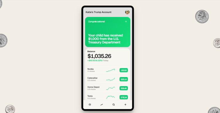 트럼프 어카운트 홈페이지 캡처.