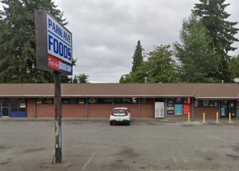 사건이 일어난 파크 애비뉴 푸드 주차장. 구글맵 캡처.