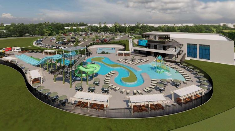 헨리 카운티 아쿠아틱센터 조감도.