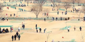 스포츠 산업으로 자리매김한 파크골프. 올바르게 성장하기 위한 과제도 많다. 사진은 부산 대저생태공원의 파크골프장. [뉴스1]