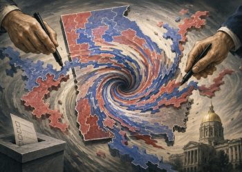 켐프 조지아 주지사가 2028년 선거구 재조정(redistricting)과 투표 시스템 개편을 위해 다음달 17일 특별 입법회기를 소집한다고 발표했다. [AI 생성 이미지]