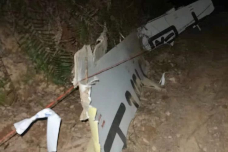 중국 광저우 텅현에 추락한 동방항공 보잉 737-800 여객기 잔해. 편명 MU7535편 여객기에는 132명이 타고 있었다. EPA=연합뉴스