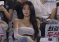 '야구장 여신'으로 소문이 난 여성의 사진. AI로 드러났다. 커뮤니티 캡쳐
