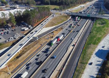 정체된 I-285 고속도로. [출처 셔터스톡]