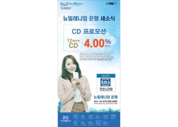 뉴밀레니엄은행 CD 프로모션.