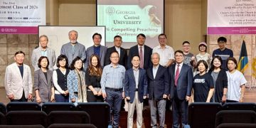 설교 세미나가 끝난 후 참석자들이 한자리에 모여 단체사진을 찍었다. 윤지아 기자.
