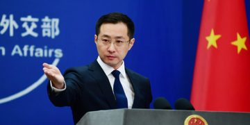 린젠 중국 외교부 대변인. 사진 중국 외교부