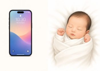 미국에서 출산율 급락을 이끈 원인 중 하나가 스마트폰 보급이라는 경제학자들의 연구 결과가 나와 관심을 끌고 있다. [AI 생성 이미지]