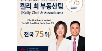 켈리 최 부동산팀 ‘전국 75위’