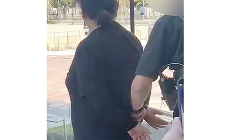 FBI에 체포되는 지니 최.
