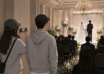 웨딩 암행투어. 사진 챗GPT 이미지 생성