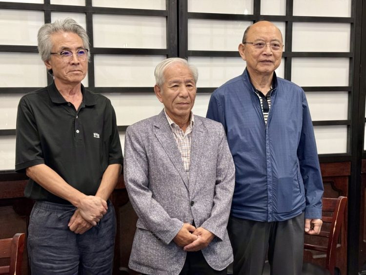 황비오 사무총장, 채경석 회장, 유태화 부회장. 윤지아 기자.