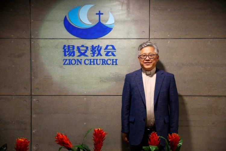 중국 지하교회 이끌고 있는 진밍르 목사 [로이터 자료사진]